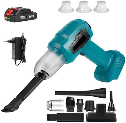 Multifunctional cordless handheld car vacuum included in the kit