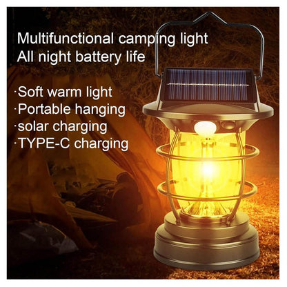 One of the included Camp and Braai items: solar camping lantern